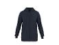 Sweat à capuche zippé bleu foncé