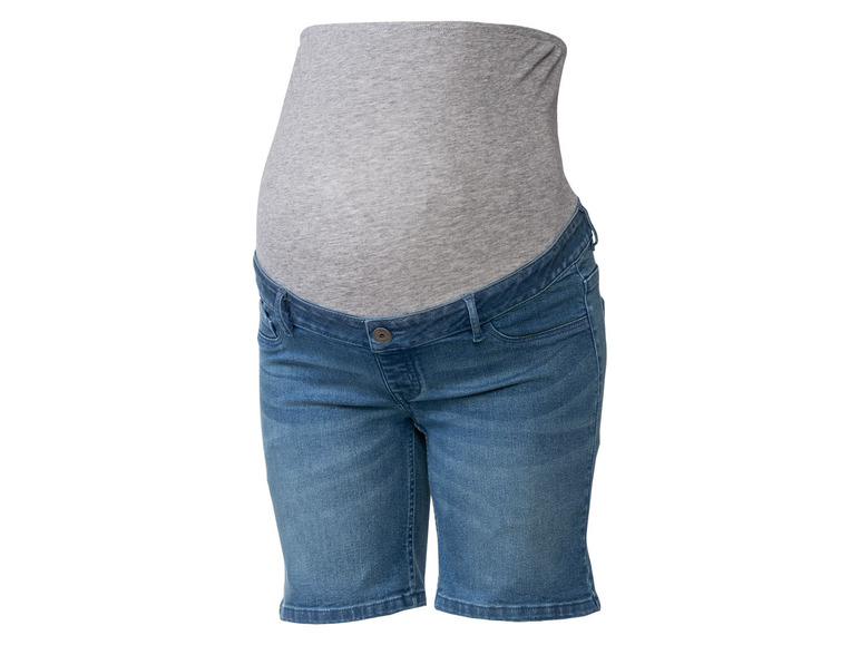 Ga naar volledige schermweergave: esmara® Zwangerschapsshort in jeans - afbeelding 4