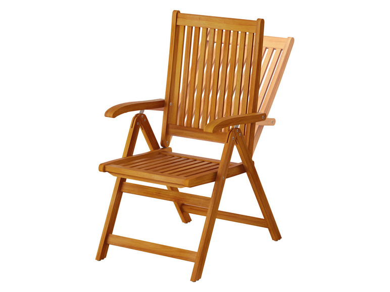 Aller en mode plein écran LIVARNO home Chaise pliante en acacia »Sevilla« - Photo 2