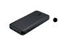 Batterie externe noire avec ports USB et voyants de charge.