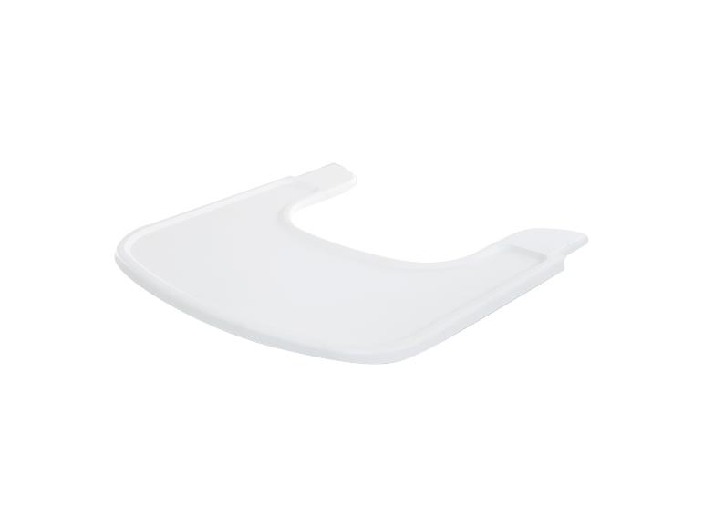 Plateau de chaise haute blanc pour bébé