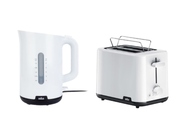 BRAUN Ensemble de petit-déjeuner : grille-pain et bouilloire
