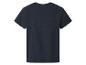 Donkerblauw T-shirt met korte mouwen, achterkant