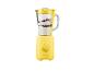 Gele Silvercrest blender met glazen kan en bessen