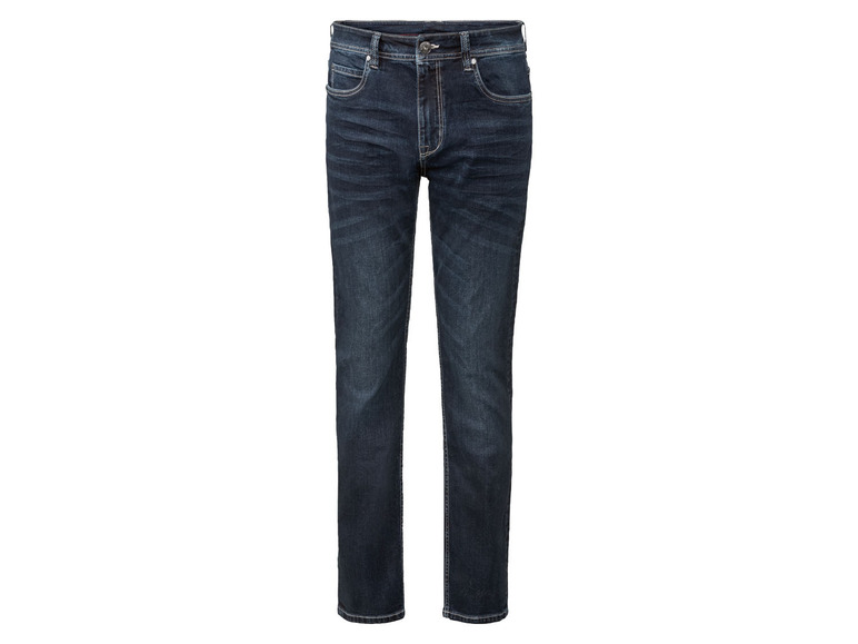 Ga naar volledige schermweergave: LIVERGY® Slim fit jeans van een katoenmix - afbeelding 3