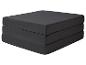 Matelas pliant gris foncé à trois sections