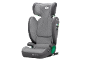 Grijs kinderautostoeltje met groene accenten