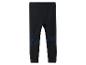 Zwarte compressielegging met blauwe details
