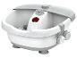 Wit-grijs voetenbad met hydromassage en pedicureaccessoires