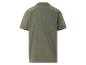 Chemise à manches courtes vert olive, vue arrière.