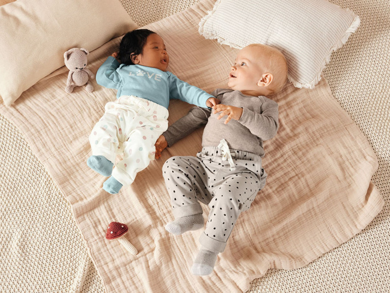 Aller en mode plein écran lupilu® Set de 2 bodies en coton bio pour bébés - Photo 9