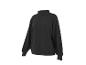 Sweat-shirt noir à col montant pour femme