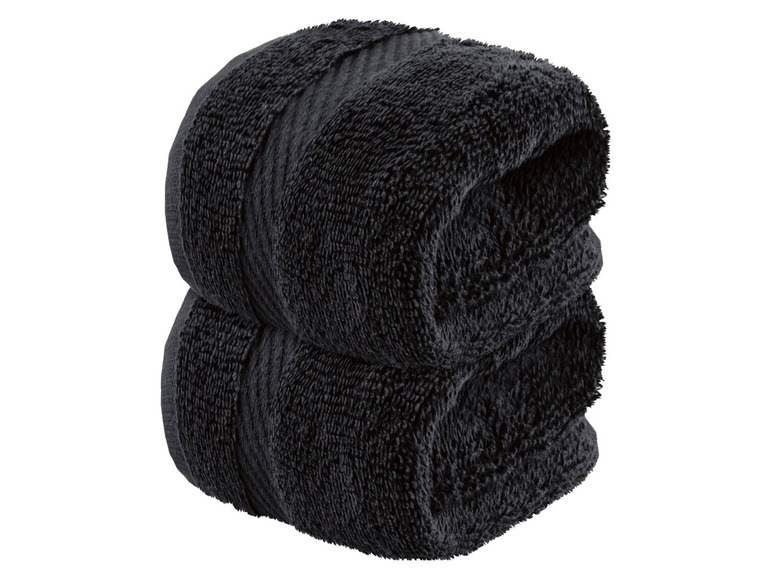 Aller en mode plein écran LIVARNO home Serviette de toilette en éponge, set de 2, 30 x 50 cm - Photo 14