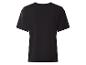 T-shirt noir à manches courtes, vue de dos