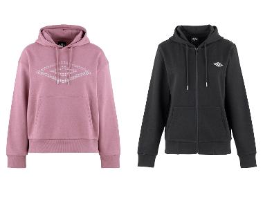 UMBRO Sweat à capuche ou veste en molleton pour femmes