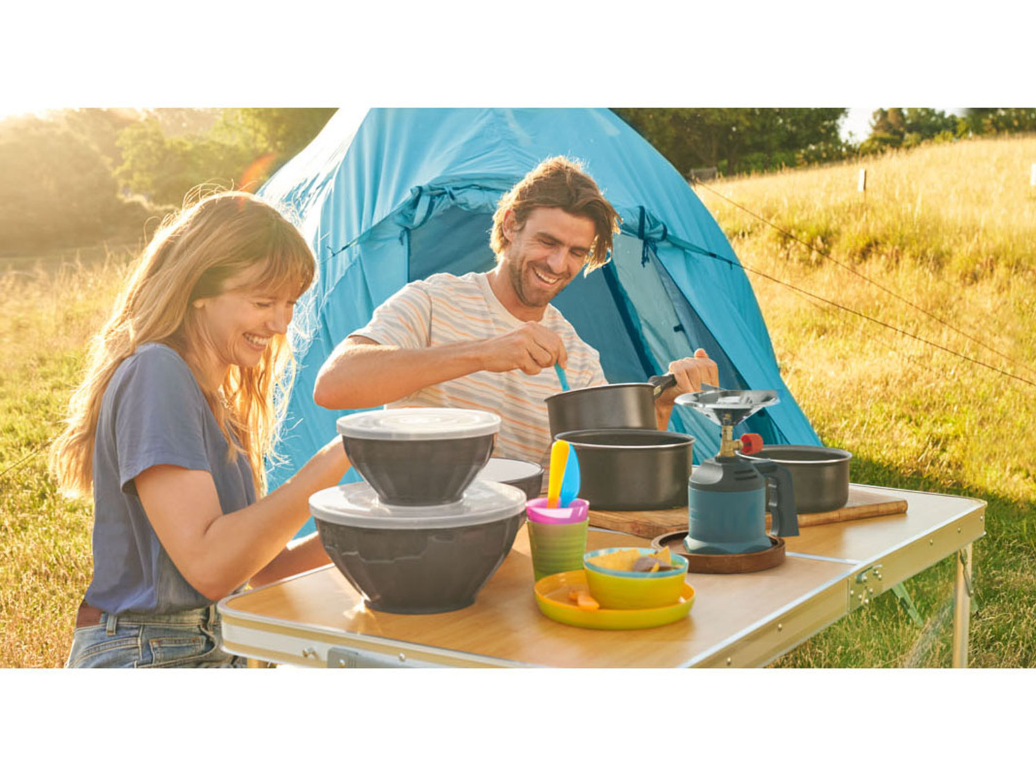 Rocktrail Set table et tabourets de camping