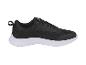 Zwarte Crivit sneakers met veters, witte zool.