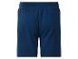 Donkerblauwe herenshorts met elastische tailleband, voor sport of vrije tijd.