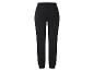 Pantalon de jogging noir avec taille élastique et chevilles resserrées.