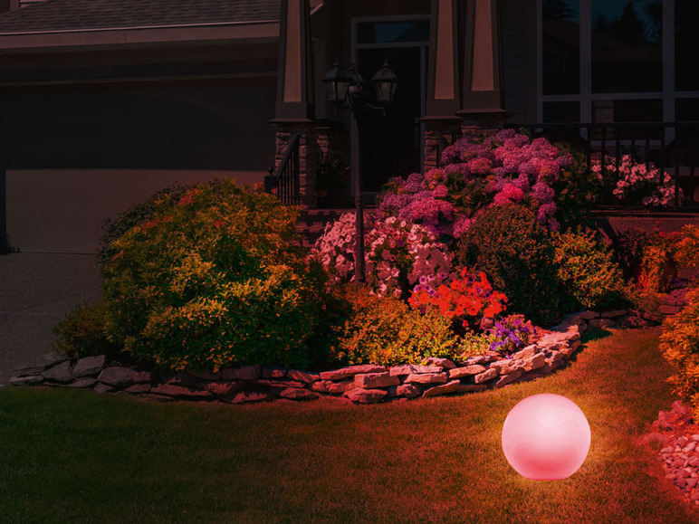 Aller en mode plein écran LIVARNO home Globe lumineux à LED Smart Home, Ø 40 cm - Photo 6