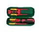 Schroevendraaierset met Parkside schroevendraaiers in een groene koffer.