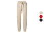 Pantalon de jogging beige avec cordon de serrage, disponible en rouge et noir