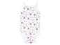 Un body blanc avec un motif de cerises rouges et de citrons.