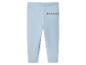 Lichtblauwe baby legging met 'MICKEY' tekst op de taille.