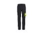 Pantalon de travail homme bleu foncé avec accents jaunes et poche latérale