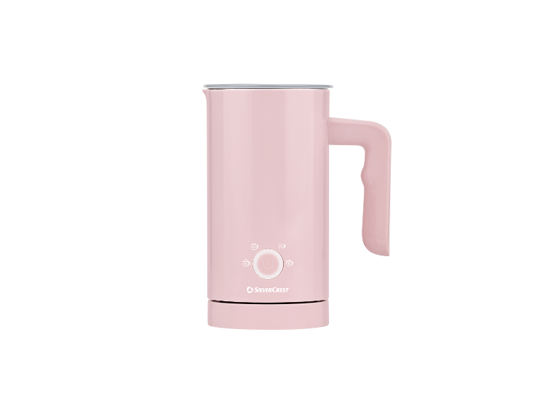 Moussoir à lait rose SilverCrest.