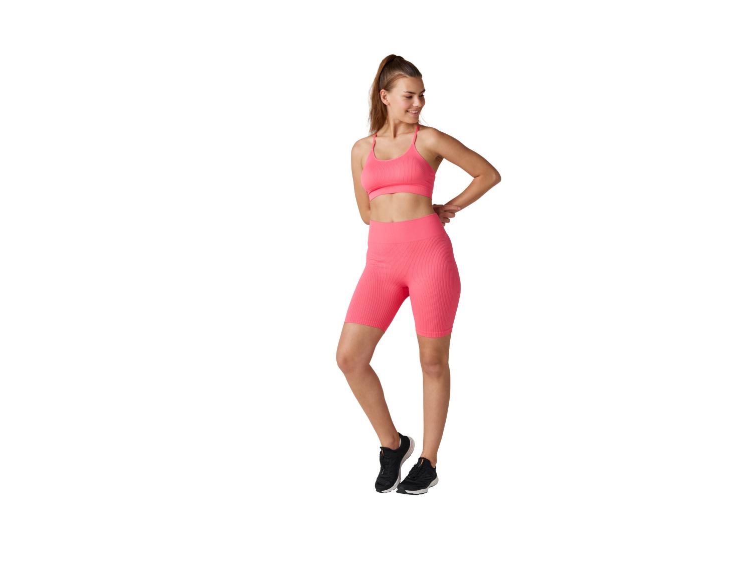 Short Cyclisme Femme Crivit – Rembourré, Noir, Taille 14 (M/L), Style Capri