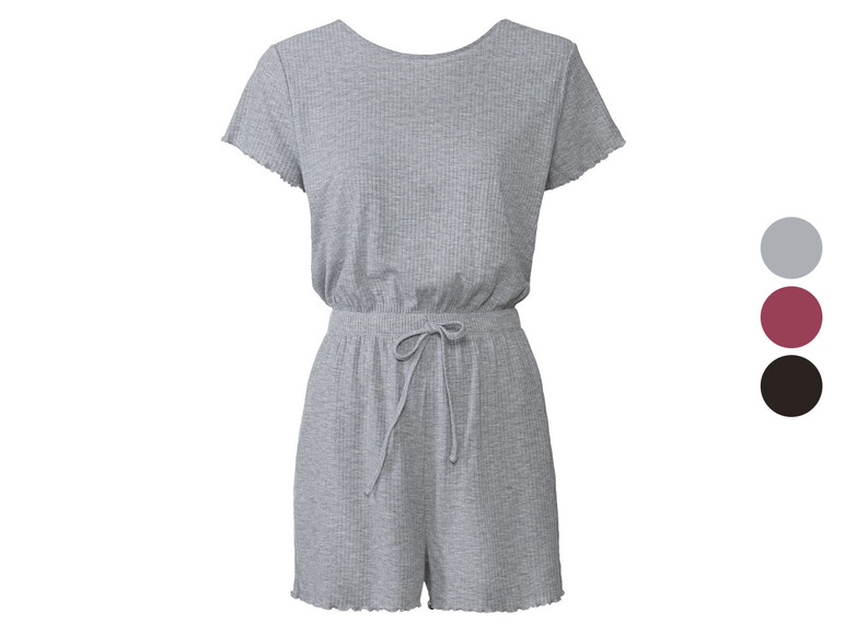 Ga naar volledige schermweergave: esmara® Korte jumpsuit van gerecycleerd materiaal - afbeelding 1