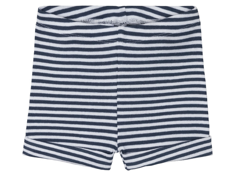 Aller en mode plein écran Set de 2 shorts bébé en un mélange de coton - Photo 11