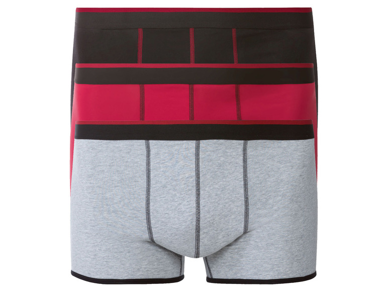 Ga naar volledige schermweergave: LIVERGY Set van 3 boxershorts van een katoenmix - afbeelding 9