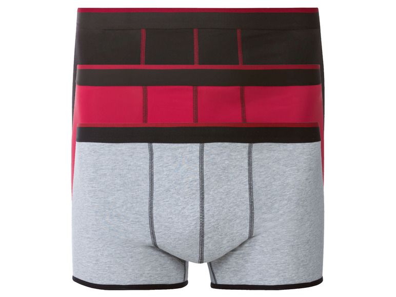 Aller en mode plein écran LIVERGY® Set de 3 boxers en un mélange de coton - Photo 3