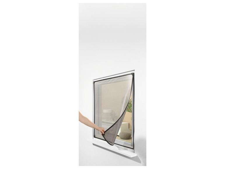 Aller en mode plein écran LIVARNO home Moustiquaire magnétique, 110 x 130 cm - Photo 6