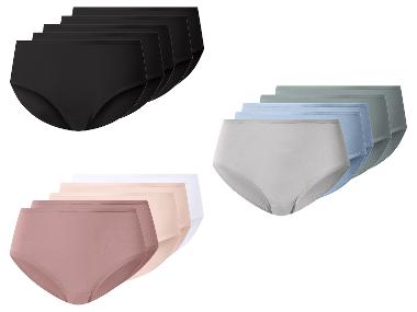 ESMARA® Slips taille haute pour femmes, 5 pièces