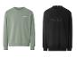 Deux sweat-shirts : un vert clair avec 'Club1990' et un noir avec 'Originals'.
