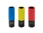 Jeu de douilles colorées OWIM CR-MO (17, 19, 21 mm) pour roues.