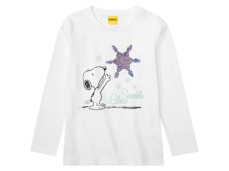 Aller en mode plein écran Shirt à manches longues pour fillettes avec motif imprimé et paillettes réversibles - Photo 5