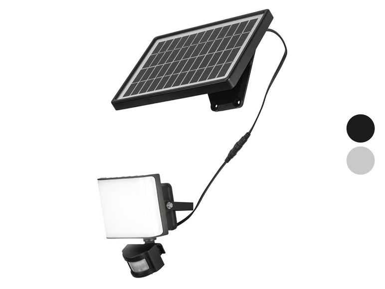 Aller en mode plein écran LIVARNO home Projecteur solaire avec détecteur de mouvements - Photo 1