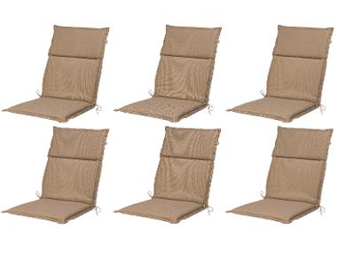 Lot de 6 coussins pour chaise de jardin, 107 x 45 cm LIVARNO home