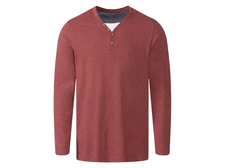 Ga naar volledige schermweergave: LIVERGY® Shirt met lange mouwen van een katoenmix - afbeelding 7