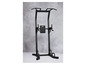 Support d'entraînement noir avec barre de traction et poignées de poussée de la marque Crivit.