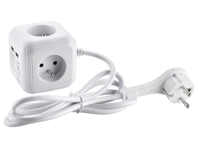 Aller en mode plein écran SILVERCREST® Cube multiprise avec ports USB - Photo 1