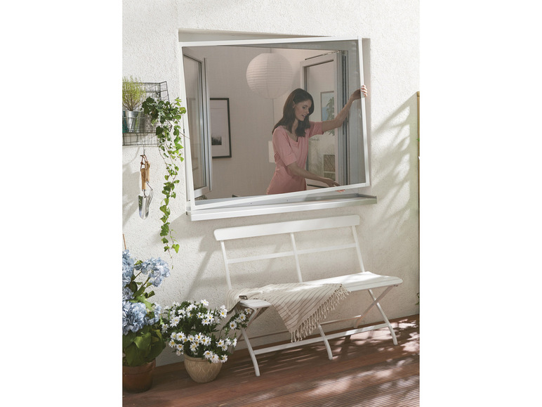Ga naar volledige schermweergave: LIVARNO home Aluminium vliegenraam, 100 x 120 cm - afbeelding 9