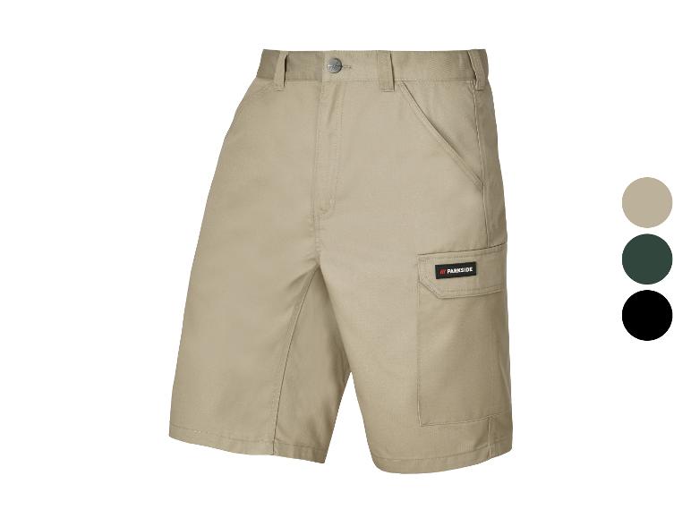 Shorts cargo Parkside beige, disponibles en plusieurs couleurs.