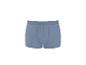 Boxers côtelés en coton bleu clair pour homme.