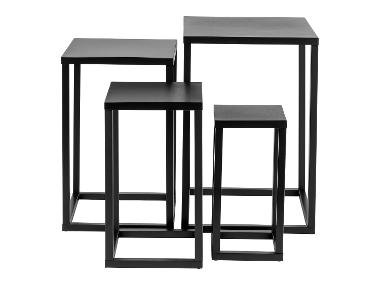 LIVARNO® Table d'appoint, 4 pièces