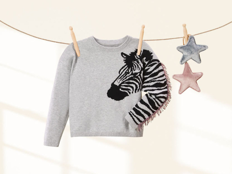Aller en mode plein écran lupilu® Pull en maille en coton - Photo 9